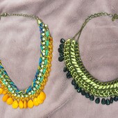 Колье, бусы, украшения с камнями, одно украшение на выбор.