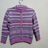 Кофта на блискавки для дівчинки 8 років.