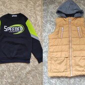 Теплий одяг на хлопчика одним лотом, р.134-146, 9-11 років