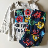 Дитяча флісова піжама монстрик Pepco 98-104