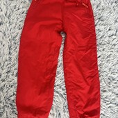 Зимние лыжные брюки штаны для девочки на рост 140