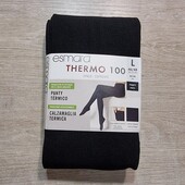 Есмара! Жіночі термоколготки, теплі жіночі колготки! 100 ден, чорні! 44/46 євро 50/52 наш! Лот 12