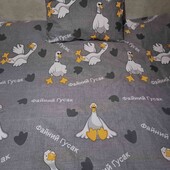 Простирадло євро та дві наволочки 50х70 см. Бязь Голд Люкс.