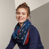 ♕ М'який тканий снуд від Tchibo (Німеччина), розмір 90 х 100 см