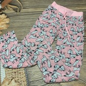 Плюшевые пижамные штаны размер С