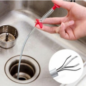 Трос зі щипцями для чистки раковин, проточних труб, стоків.