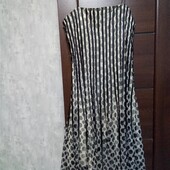 Розпродаж!!! Брендовый красивый сарафан-платье сетка в горох на чехле р.16-18.