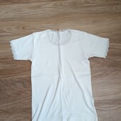 Біла футболка на дівчинку 9-10 р. 134-140