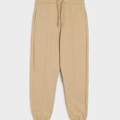 Трикотажні джогери на флісі на підлітка р-р 152 беж Sinsay