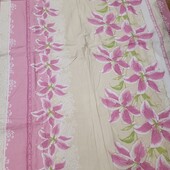 100% бавовна Теплий байковий підодіяльник у відмінному стані 135*190