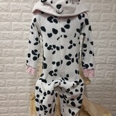 Тепленький мякусенький пухнастий кігурумі у відмінному стані зріст 116 дивіться заміри