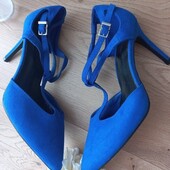 M&S туфлі жіночі на шпильці замша 37 розмір. Нові