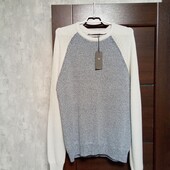 Розпродаж!!! Брендовый новый хлопковый теплый свитер р.М-L.