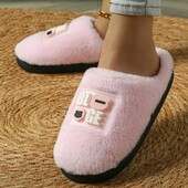 Домашние комнатные тапочки стелька 26 см. цвет розовый