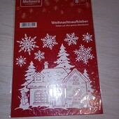 Наклейки новорічні Melinera 8шт. Будиночок