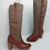 Шкіряні кожані чоботи сапожки Andre (Андре) 36р.