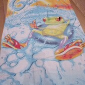 Махровий якісний банний/пляжний рушник у відмінному стані 150/80