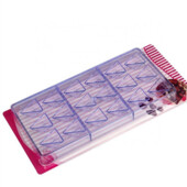 Акриловая форма для шоколада и конфет 27,5X13,5x2,5 см Форма трикутна для шоколаду цукерок