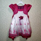 Святкова сукня кольору фуксія (4-5 років)