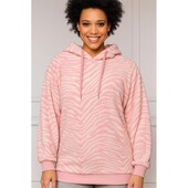 6633.Плюшева довга тепла кофта М 40/42