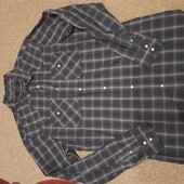 Унисекс Оболденный батник на кнопках с натуральными камешками в кнопках р. медиум оригинал