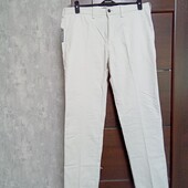 Новые брендовые коттоновые мужские брюки р.36-33.