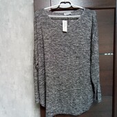 Брендовая новая красивая кофточка-реглан оверсайз р.16-18.