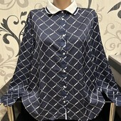 Стильна сорочка/блуза, р.14 в гарному стані