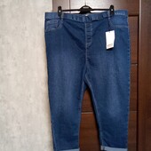 Новые брендовые коттоновые женские джегинсы р.22-26.