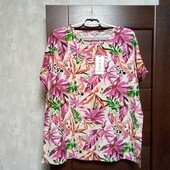 Новая брендовая вискозная блуза-туника р.XL(16-18).