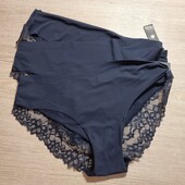 Эсмара! Бесшовные женские трусы с кружевом! 3 шт! 36/38 евро! Лот 67