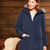 Темно-синя тепла жіноча, підліткова куртка парка esmara