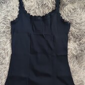 Женская майка на тоненьких брительках от Esmara, M, рубчик