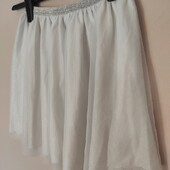 Спідниця біла святкова двухшарова на зріст 146