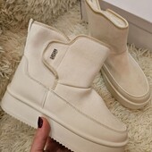 Хіт , стильні зручні черевики з екозамші на хутрі , якість супер