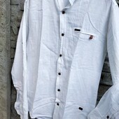 ❤️☀️❤️ Рубашка белая хлопок. Нюанс. Ставка=купить Сразу ⚡❗