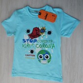 Акція! Блакитна футболка almi. туреччина. 110р