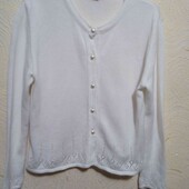 Біла кофтинка для дівчинки 10-11 років.