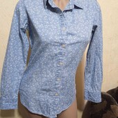 Котонова сорочка s розміру,в грудях 88 см.