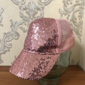 Кепка бейсболка с паєтками