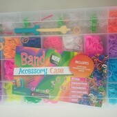 Набір резинок для плетіння (22 кольори). зі станком та інструментами. великий бокс!