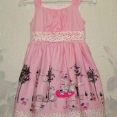 Шикарное фирменное платье на возраст 2-3 года.