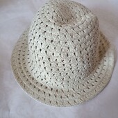 Дитяча соломяна шляпа для дівчинки 1-2 роки 6753