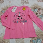 Новий реглан на дівчинку.Турція