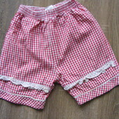 Шорти в клітинку для дівчинки