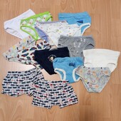 Комплект з 14 трусиків (2-3 роки) 100% бавовна