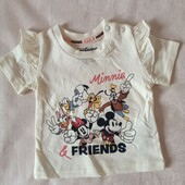 Футболка для малюка 0-3 місяця, мінні маус. футболка для мальчика 6775