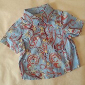 Рубашка для хлопчика на 0-3 міс. рубашка для мальчика 6781