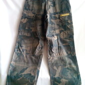 Here & There широкі комуфляжні джинси карго ріст.152 Відмін. стан. Багато лотів.