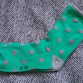 Трикотажні високі шкарпетки 31-34 см